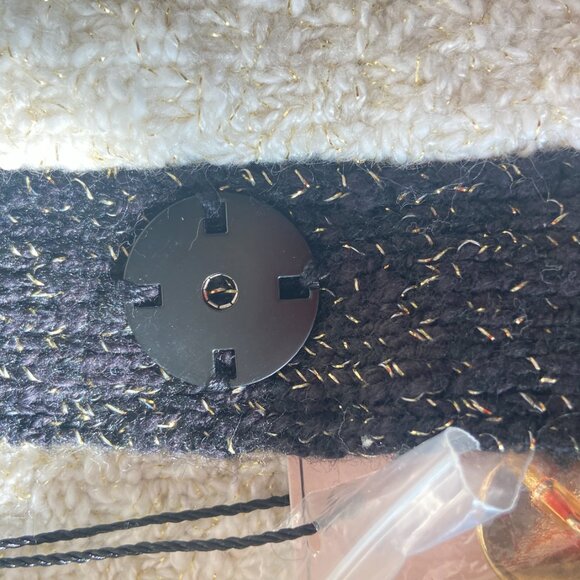 NWT BCBG GENERATION CARDIGAN BLK/WHT SIZE M - Picture 4 of 8